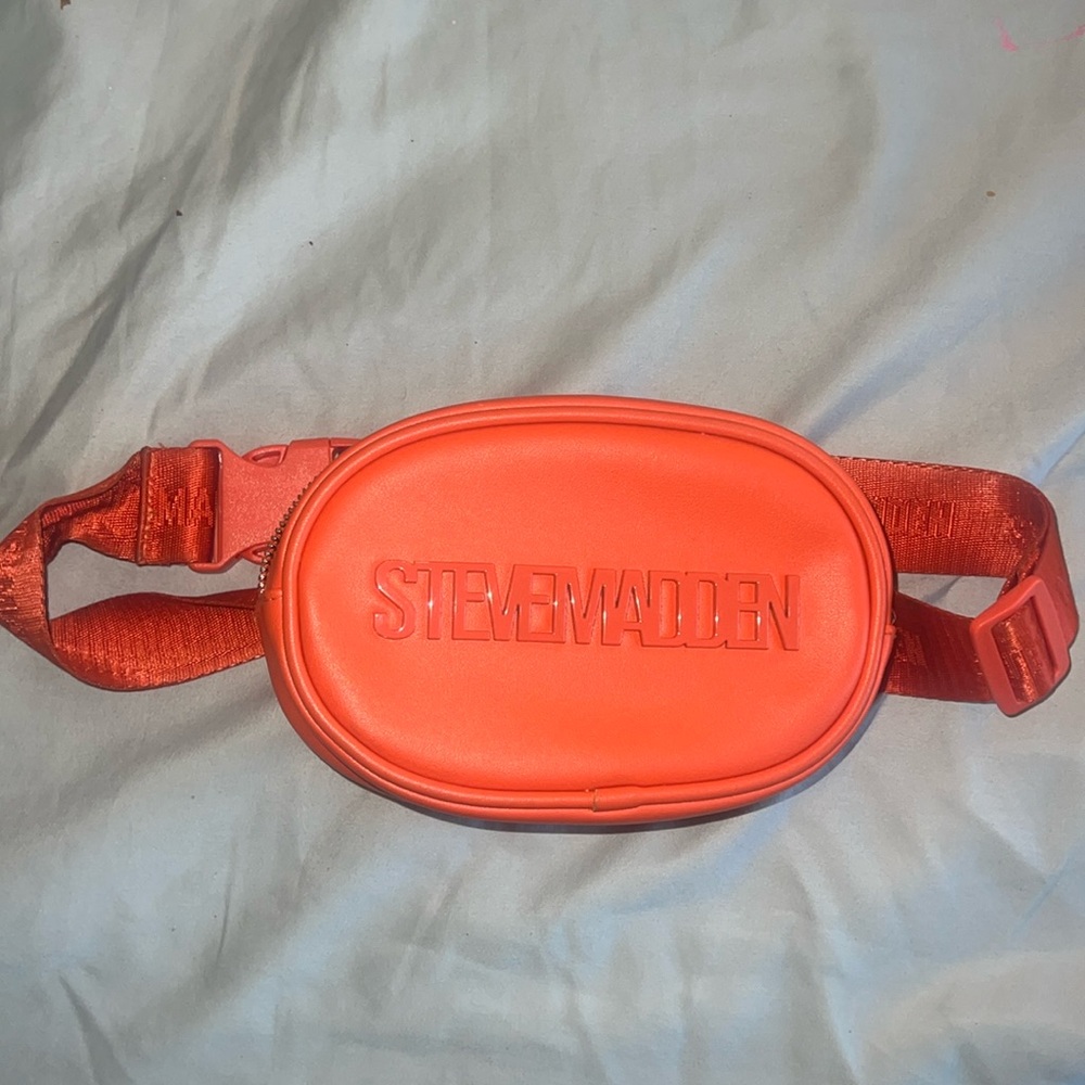 Steve Madden orange Fanny pack